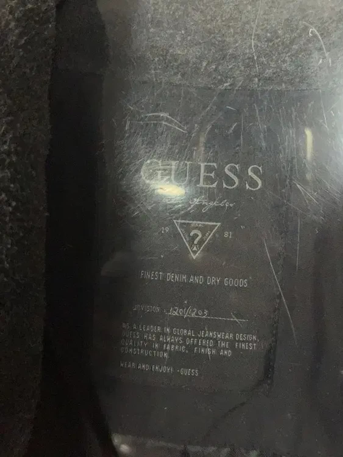 게스 라쿤 퍼 블랙 빈티지 점퍼 패딩 L 상품이미지7