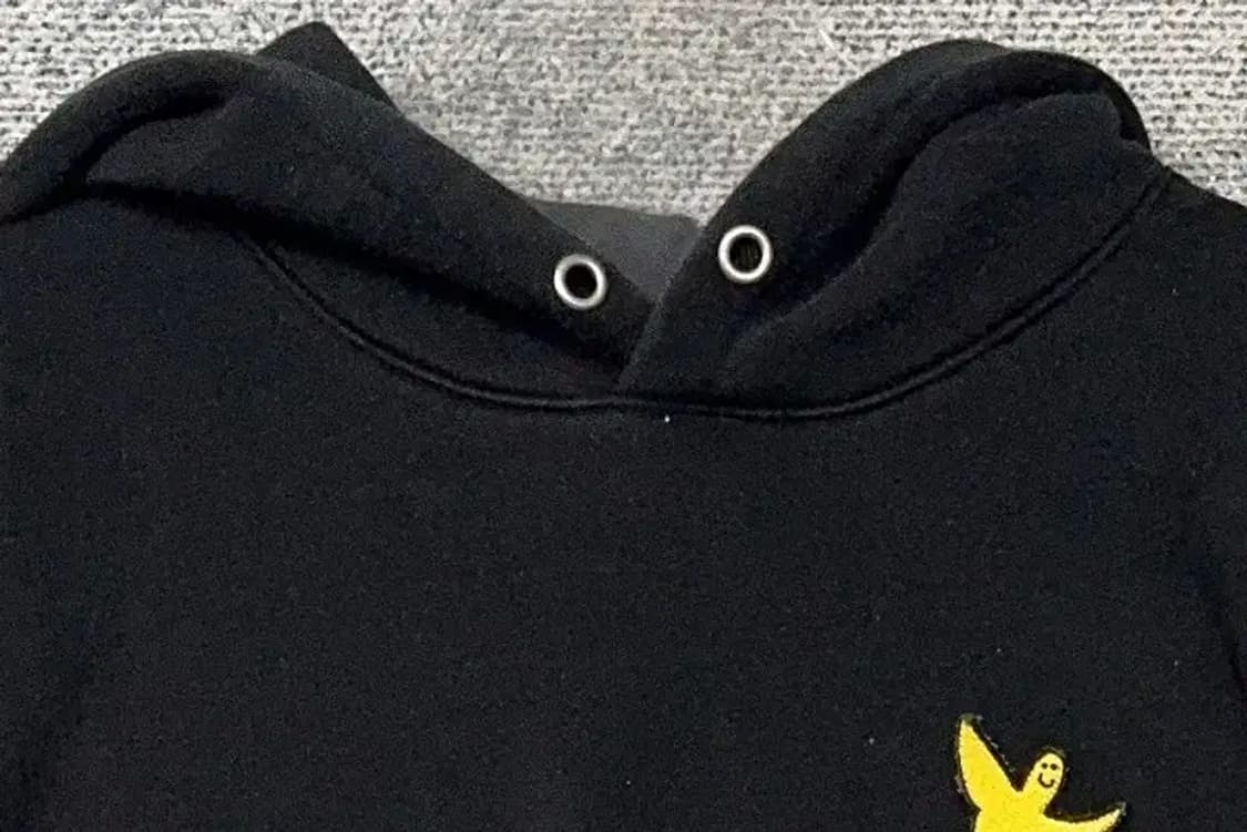 왓잇이즌 블랙 로고 후드티 L 상품이미지5