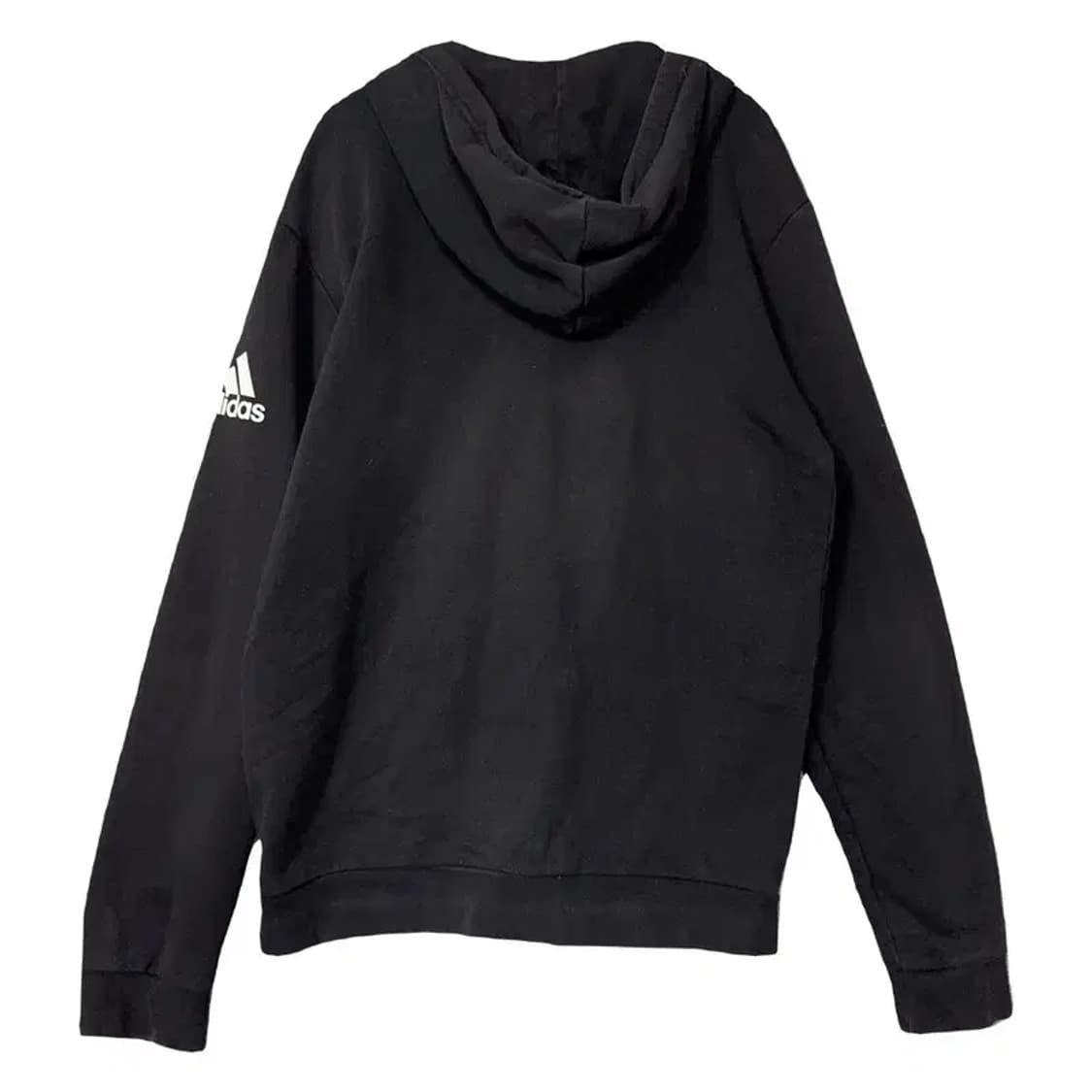 아디다스 블랙 완장 로고 후드 집업 110 상품이미지2