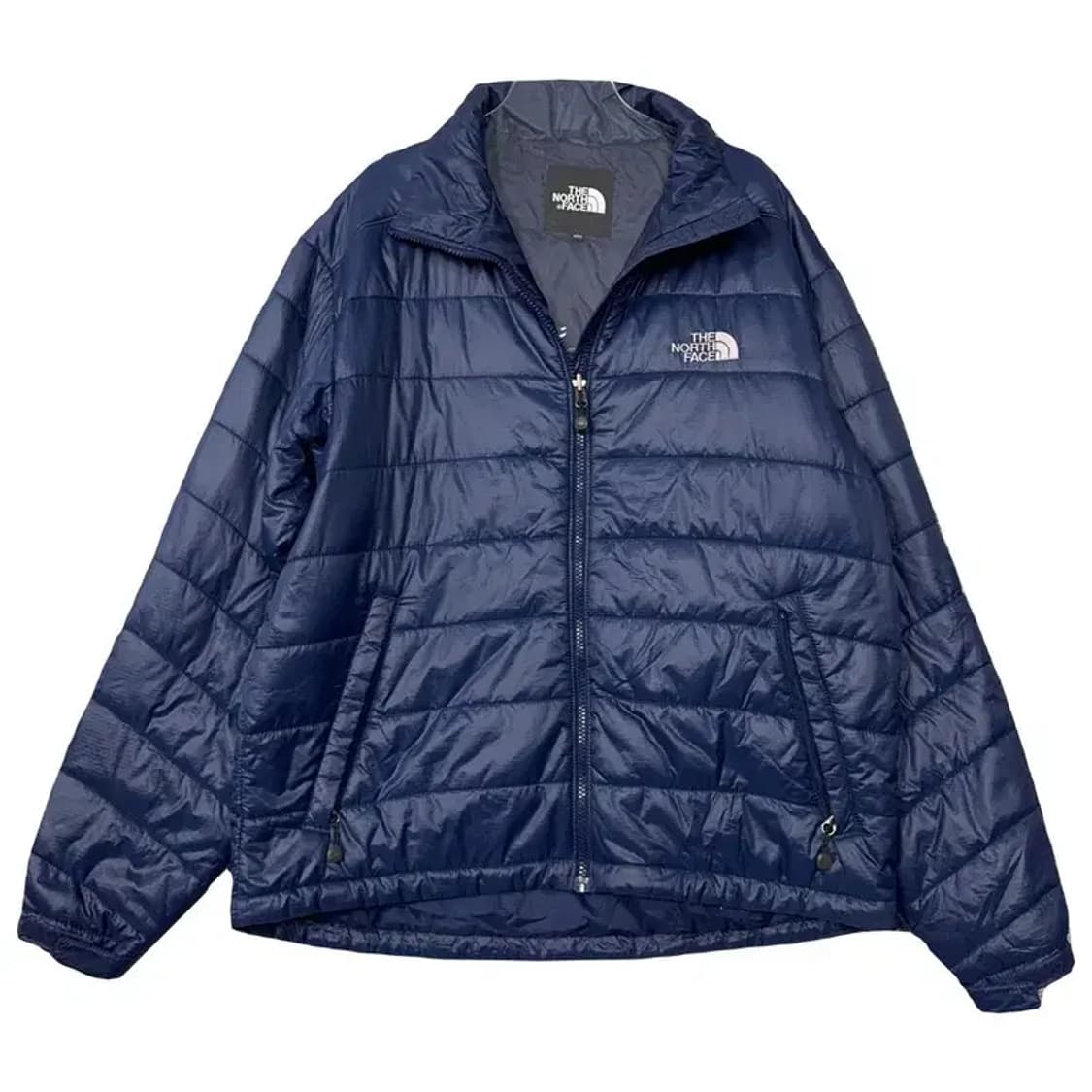 노스페이스 네이비 로고 누빔 경량 패딩 100 상품이미지1