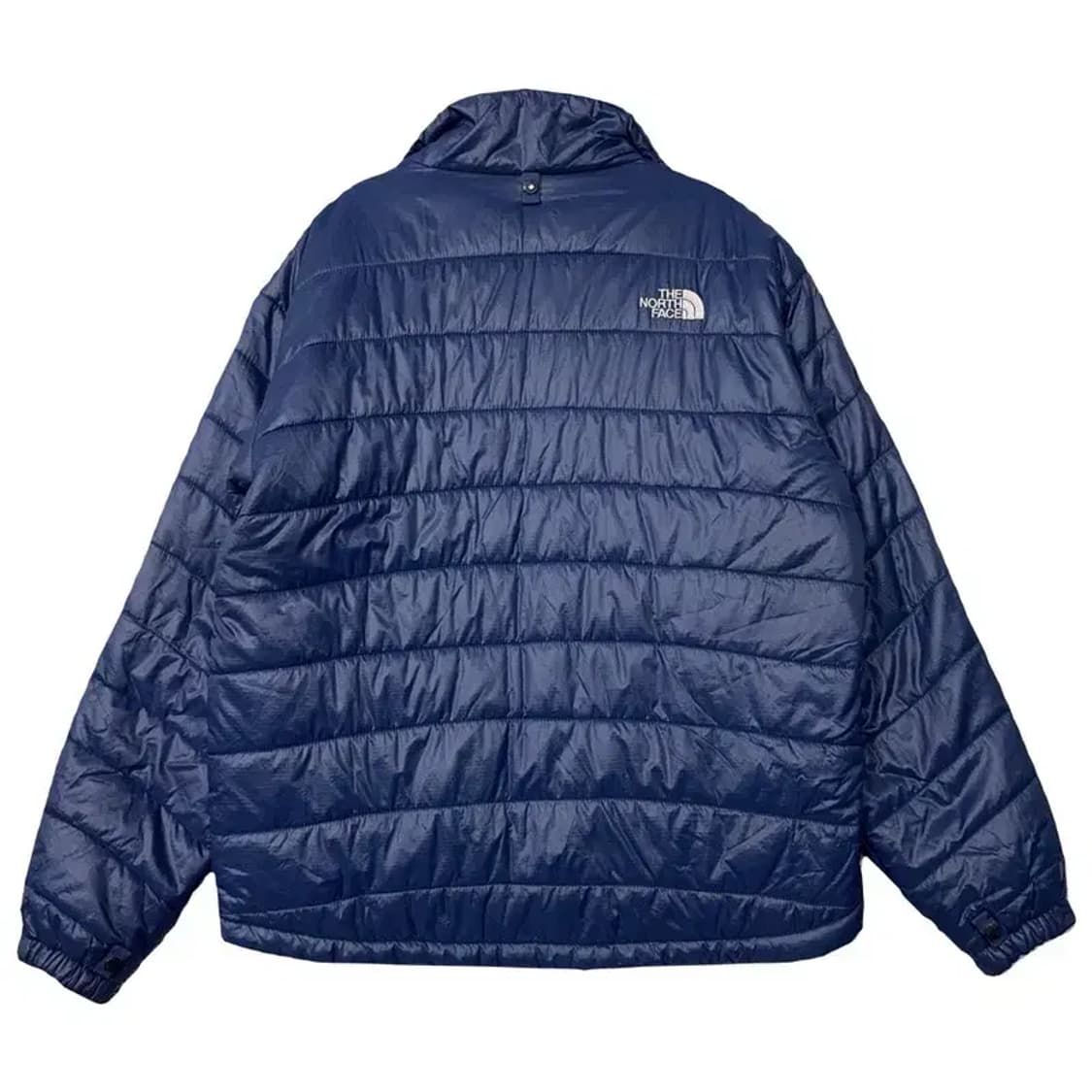 노스페이스 네이비 로고 누빔 경량 패딩 100 상품이미지2