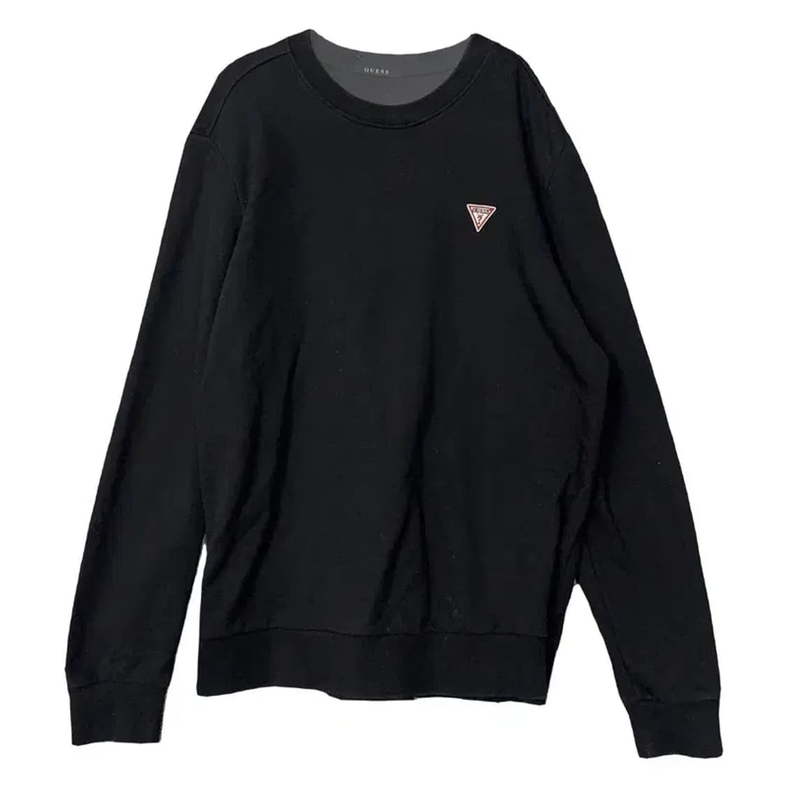 게스 블랙 로고 맨투맨 XL 상품이미지1