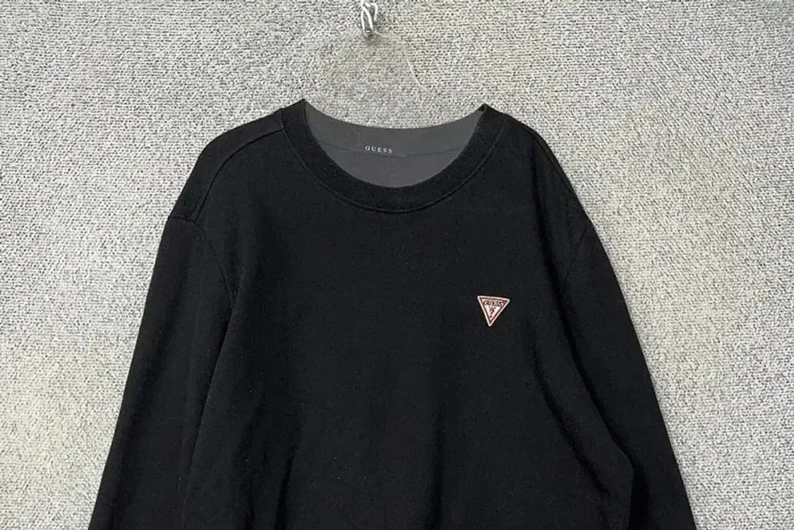 게스 블랙 로고 맨투맨 XL 상품이미지3