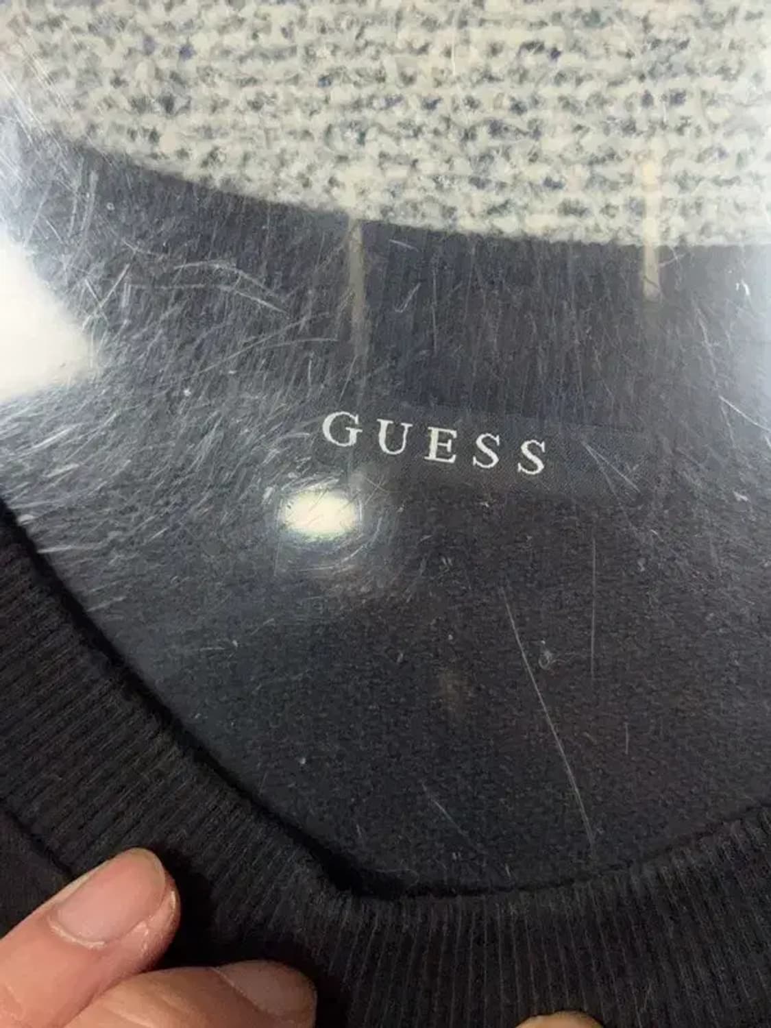 게스 블랙 로고 맨투맨 XL 상품이미지7