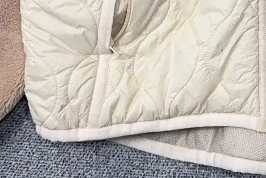 라퍼지스토어 투톤 퀄팅 뽀글이 후리스 점퍼 L 상품이미지5