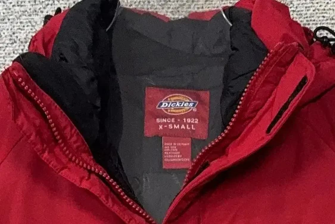 디키즈 레드 빈티지 바람막이 윈드자켓 X-SMALL 상품이미지5