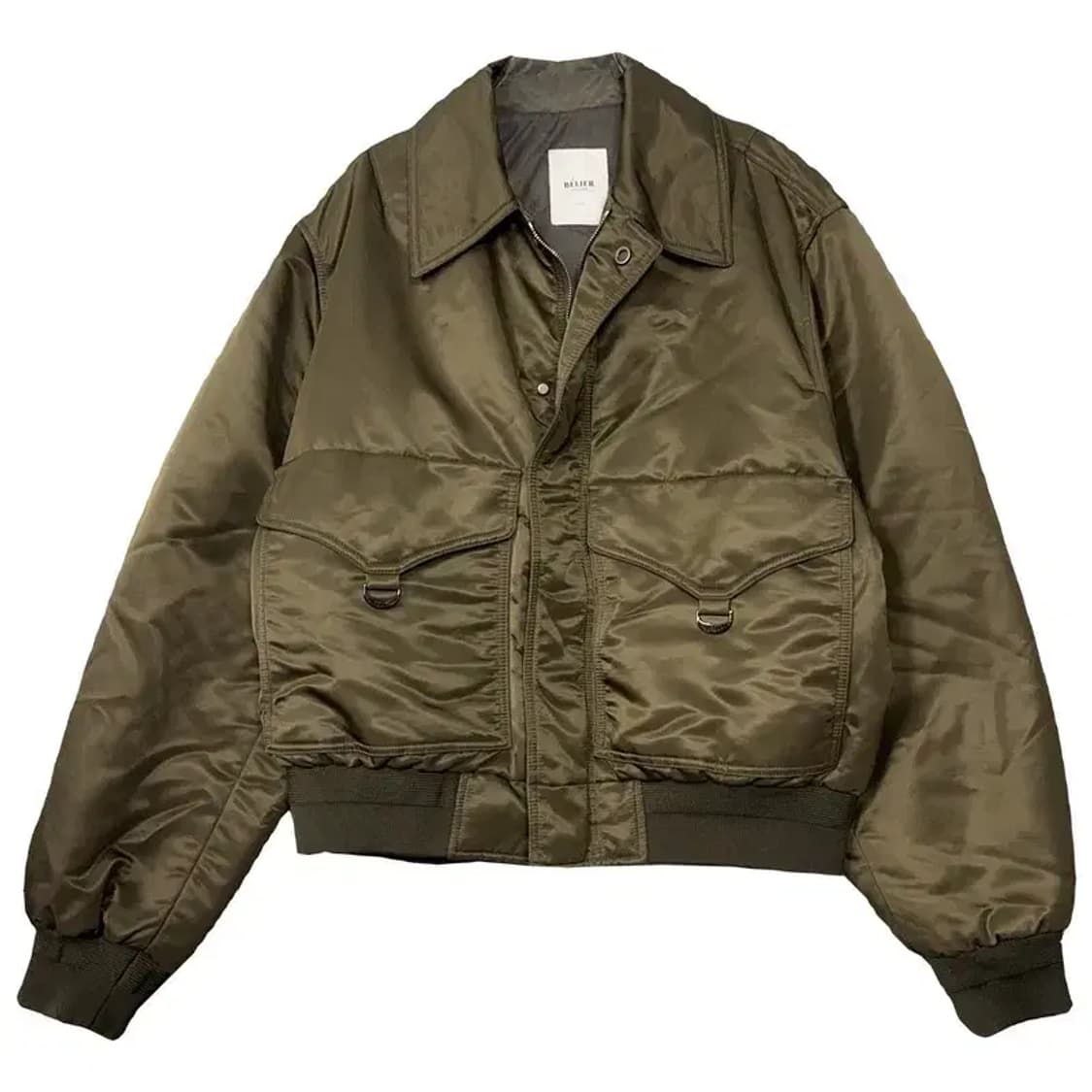 벨리에 카키 여성 빈티지 봄버 자켓 S 상품이미지1