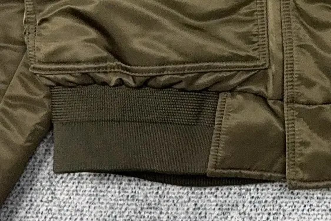 벨리에 카키 여성 빈티지 봄버 자켓 S 상품이미지6