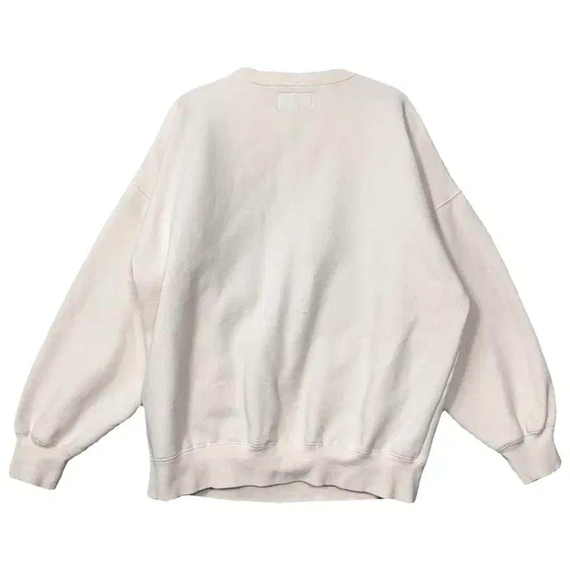 키르시 빅로고 화이트 맨투맨 1 상품이미지2