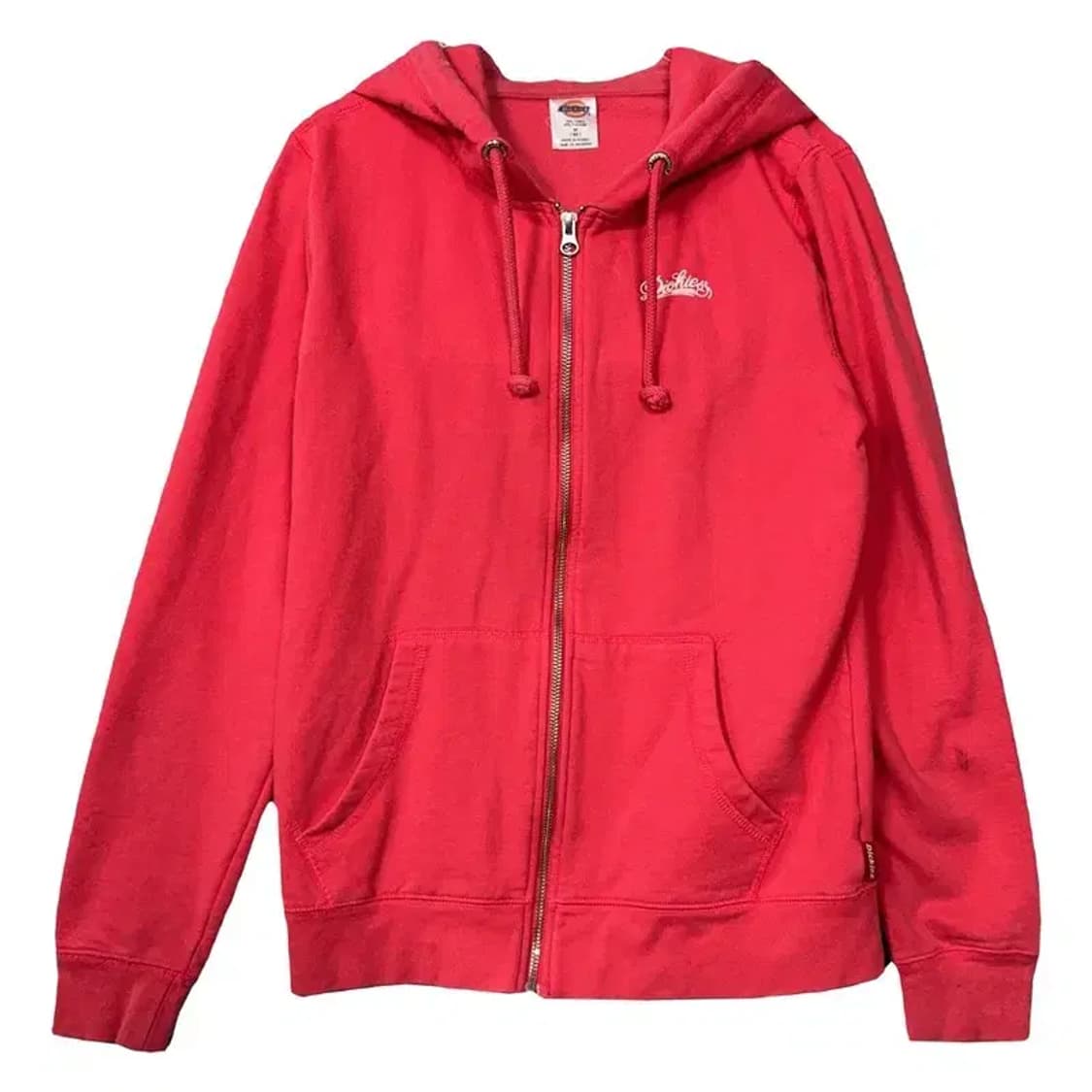 디키즈 레드 빈티지 로고 후드집업 M(95) 상품이미지1