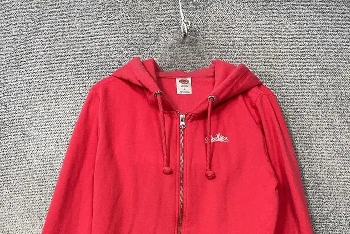 디키즈 레드 빈티지 로고 후드집업 M(95) 상품이미지3