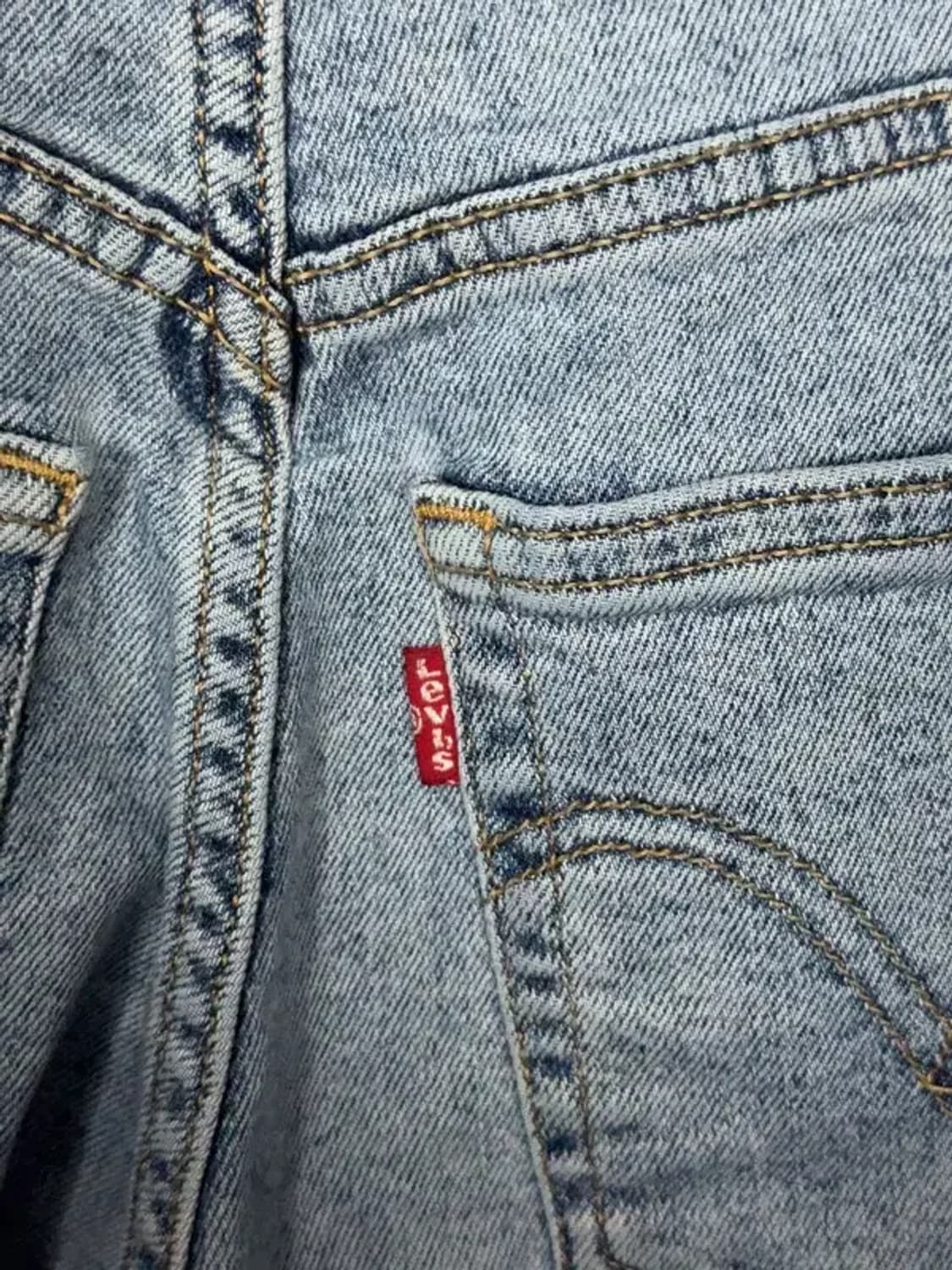 리바이스 하이 웨스트 연청 데님 팬츠 25 상품이미지6