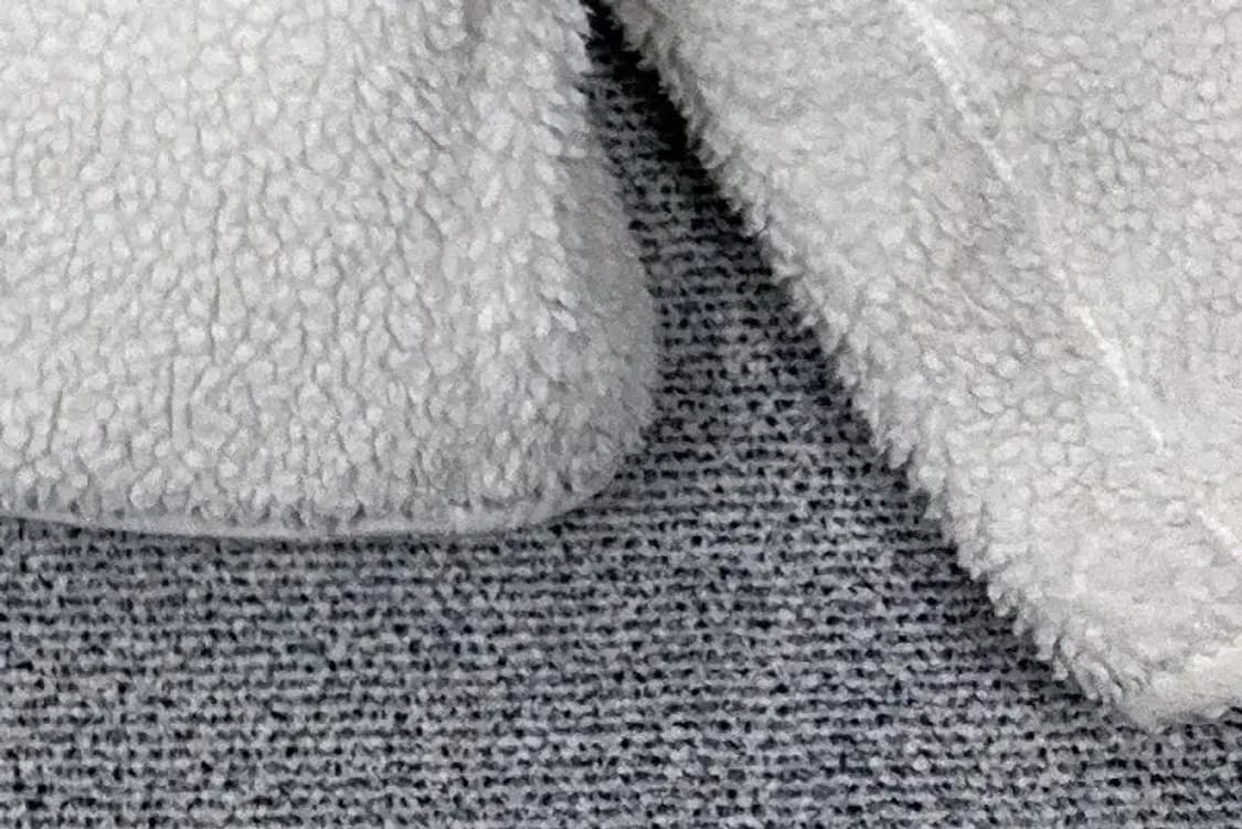 무신사스탠다드 화이트 양털 뽀글이 후리스 XL 상품이미지6