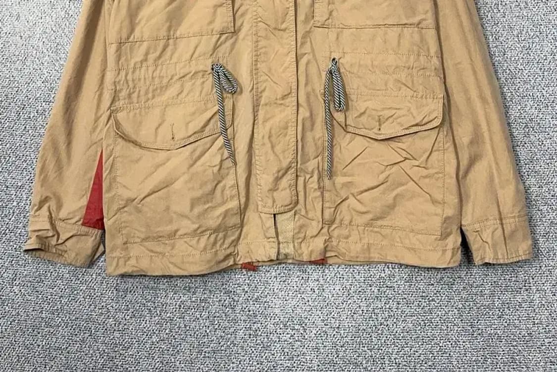 써스데이아일랜드 베이지 빈티지 바람막이 윈드자켓 90(M) 상품이미지4