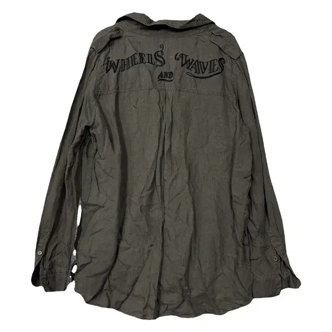 리스트 그레이 빈티지 블라우스 66 상품이미지2