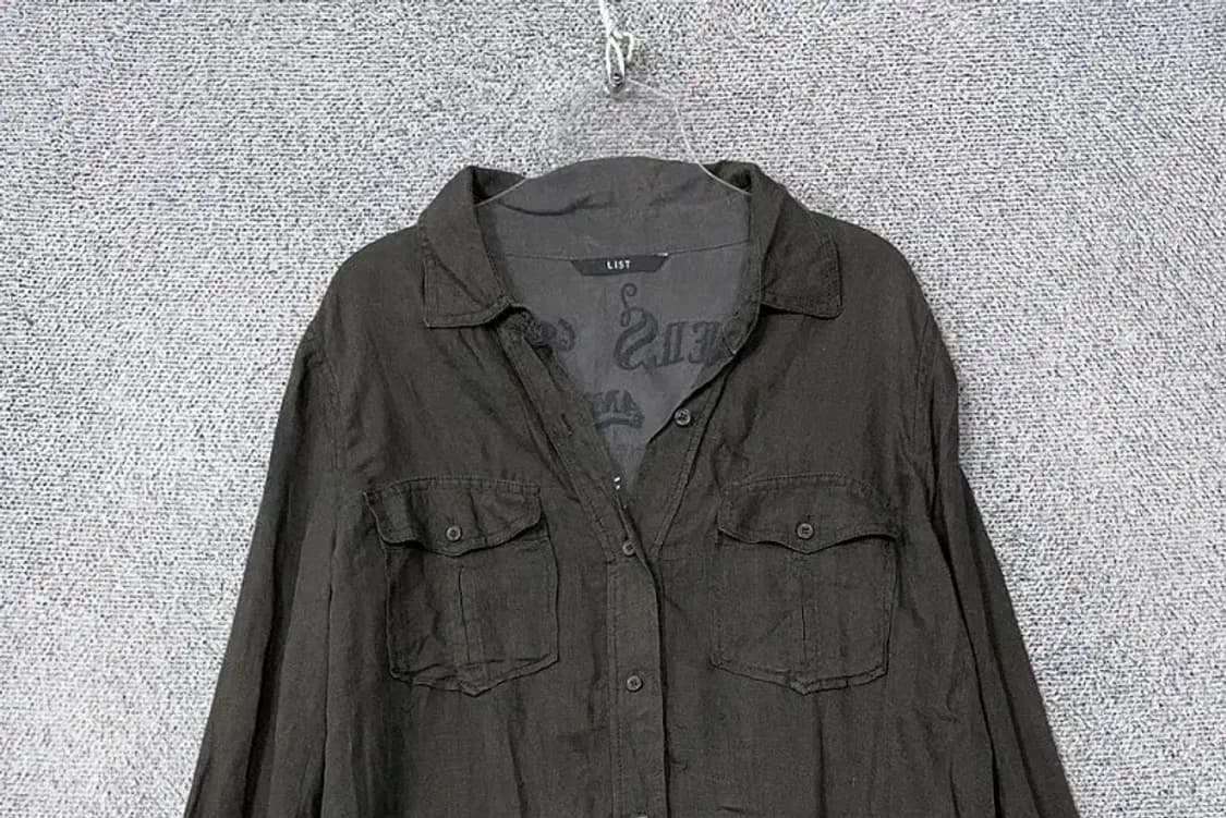 리스트 그레이 빈티지 블라우스 66 상품이미지3