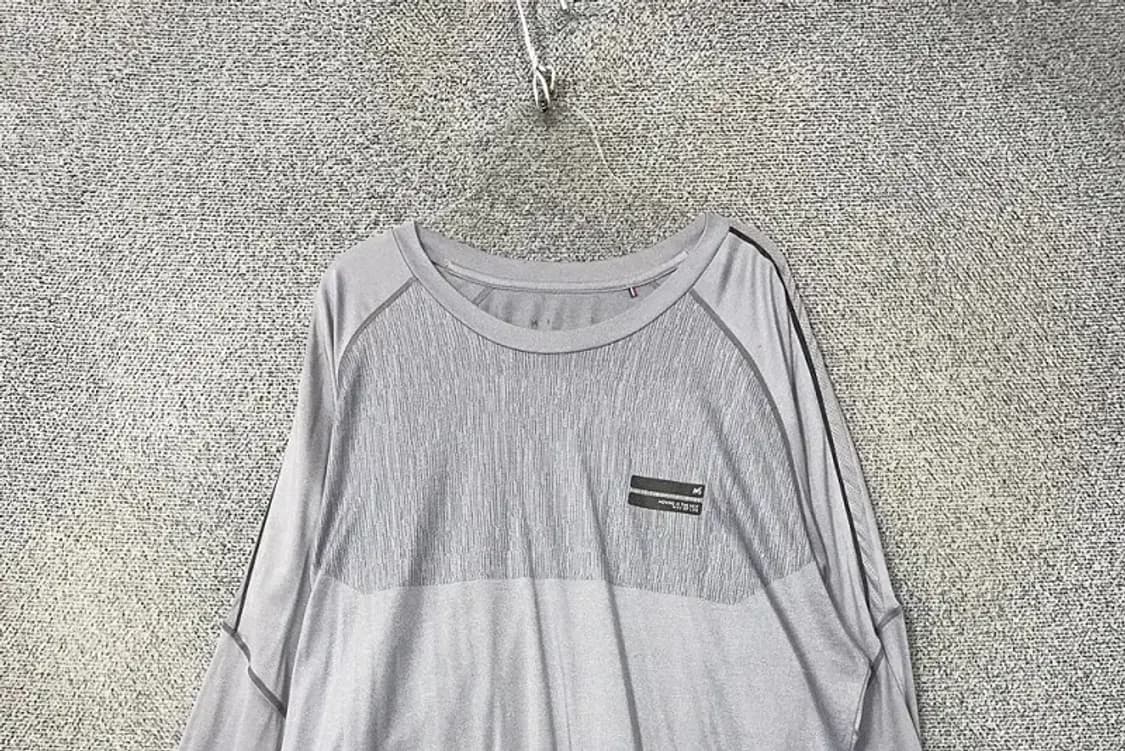 밀레 라이트 그레이 기능성 긴팔티 XXL 상품이미지3