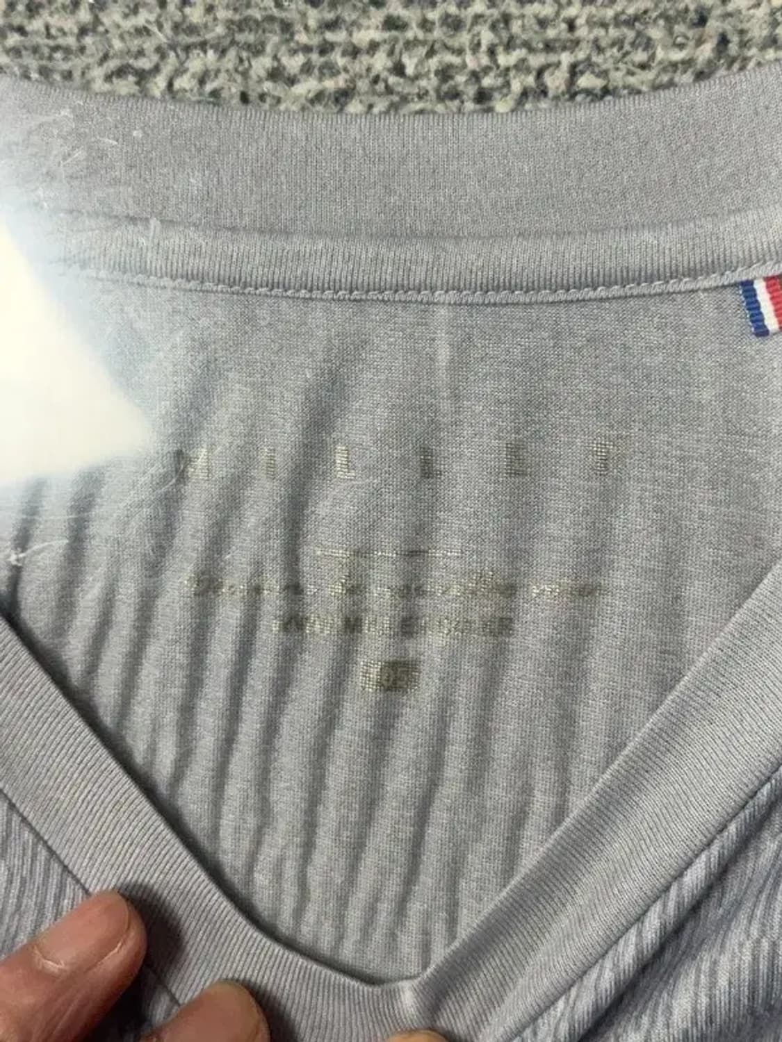 밀레 라이트 그레이 기능성 긴팔티 XXL 상품이미지7