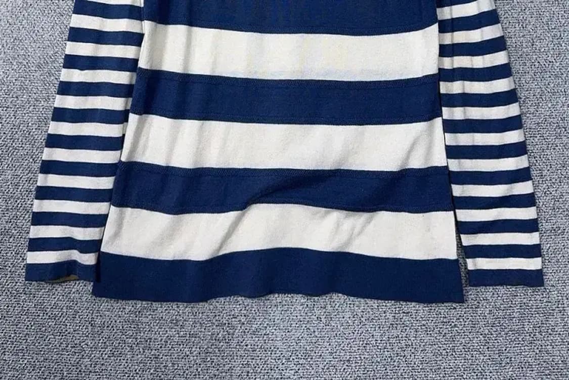 해지스 스트라이프 네이비 긴팔티 90-165 상품이미지4