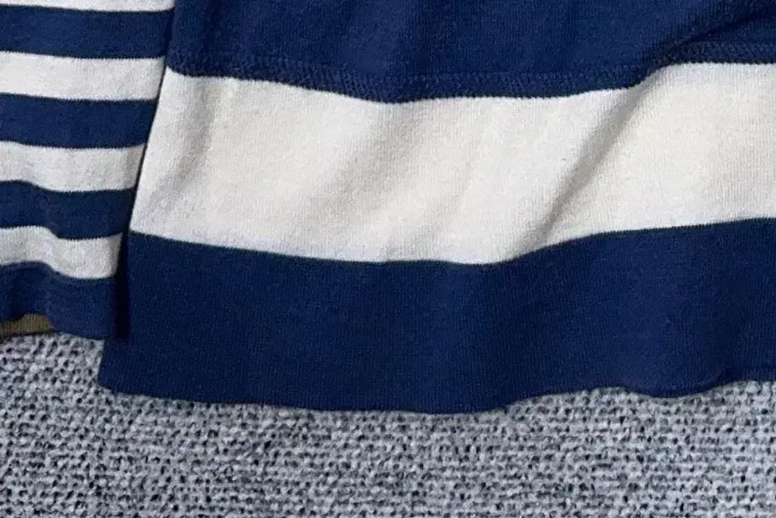 해지스 스트라이프 네이비 긴팔티 90-165 상품이미지6