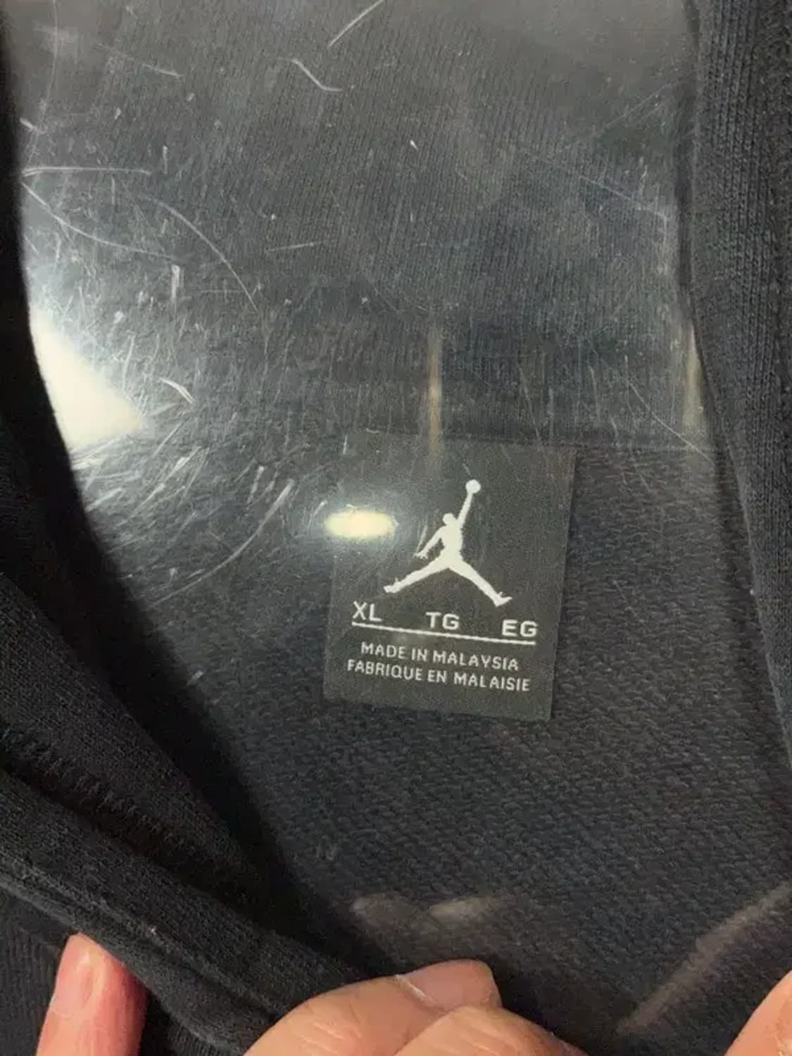 조던 블랙 점프맨 로고 후드티 XL 상품이미지6