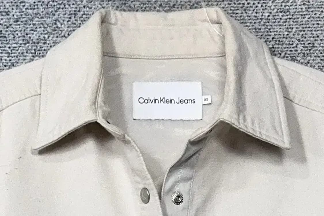 캘빈클라인 베이지 남성 오버핏 자켓 XS 상품이미지5