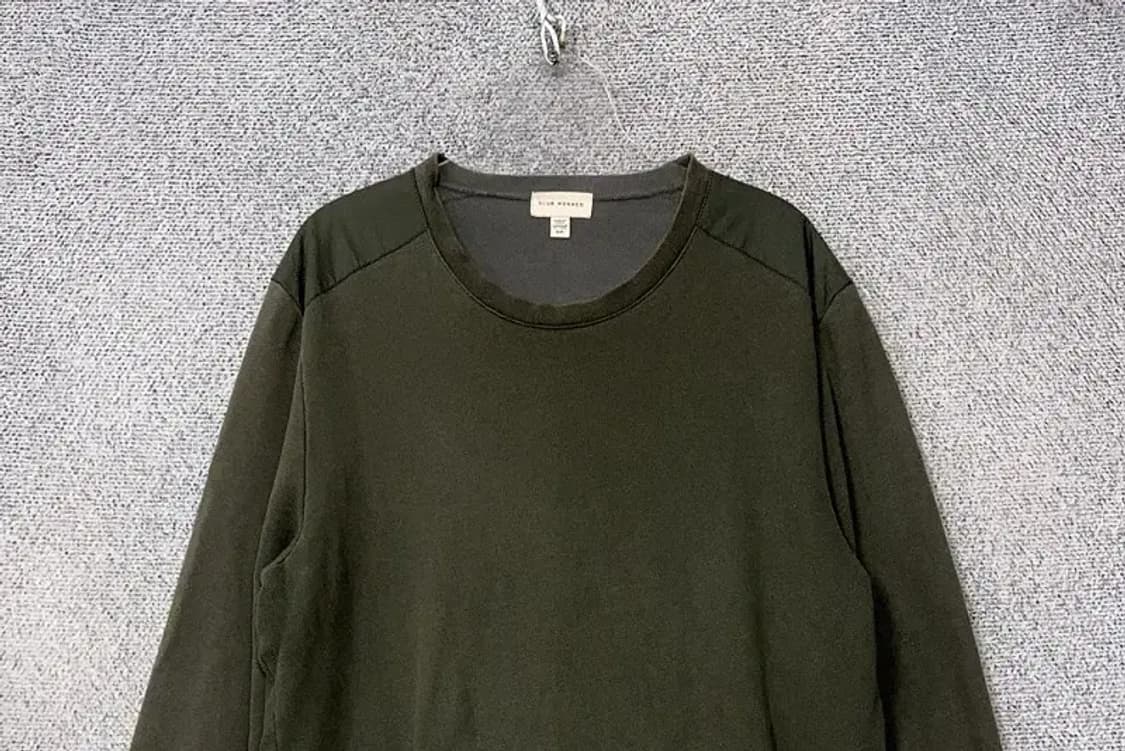 클럽모나코 카키 코튼 맨투맨 S 상품이미지3