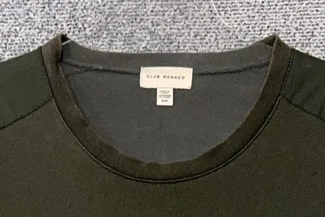 클럽모나코 카키 코튼 맨투맨 S 상품이미지5