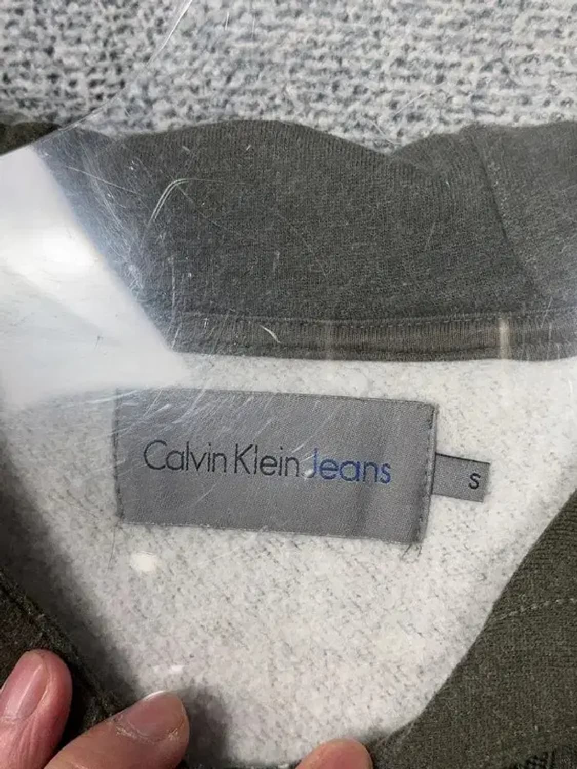 캘빈클라인 프린팅 카키 후드티 S 상품이미지7