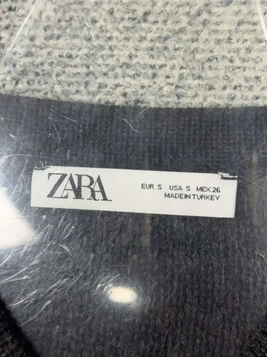 자라 블랙 금장 니트 가디건 S 상품이미지4