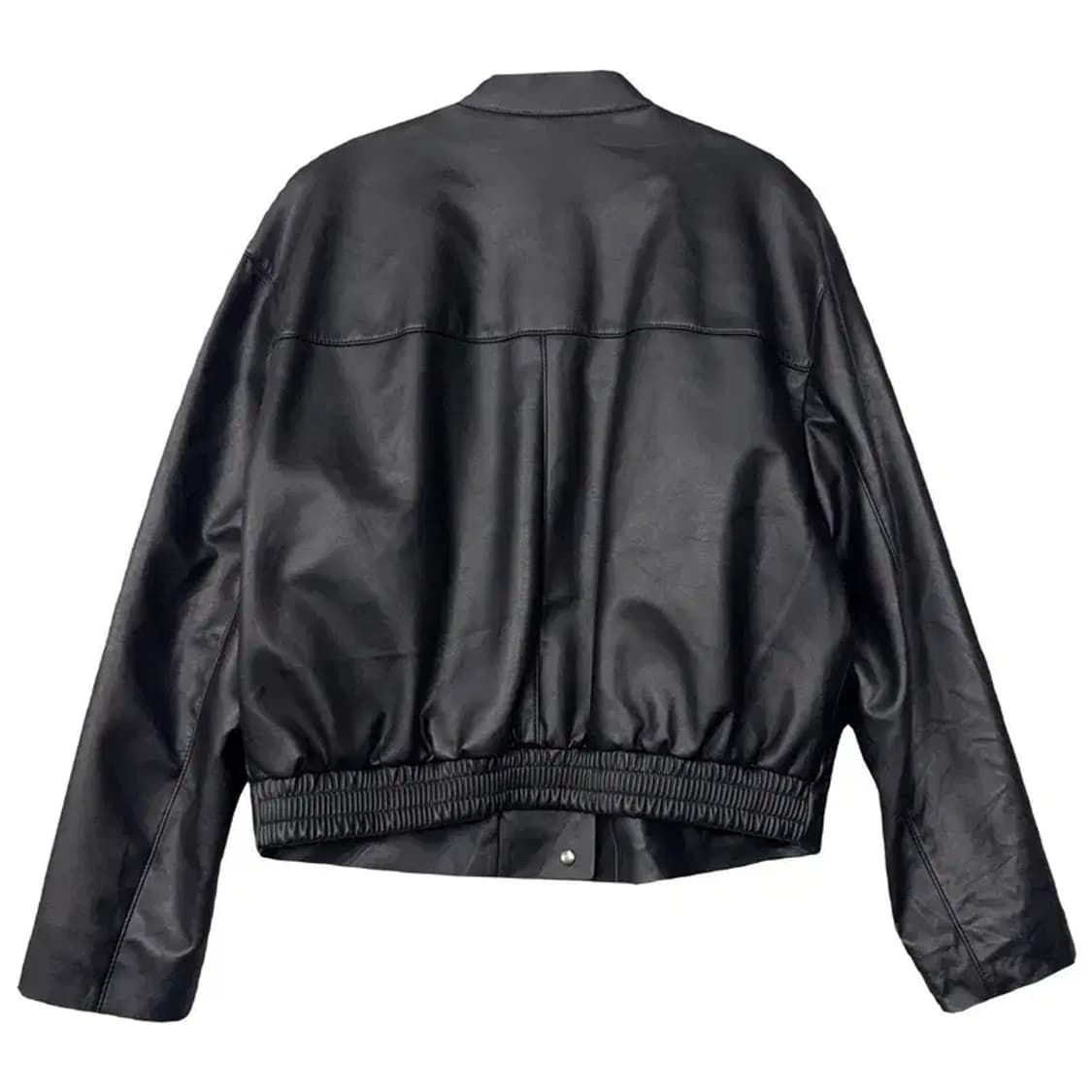 자라 블랙 레자 블루종 자켓 S 상품이미지2