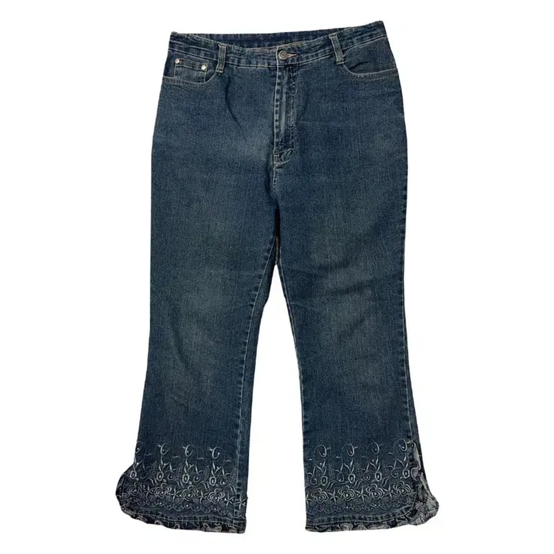 빈티지 하단 포인트 부츠컷 청바지 30 상품이미지1