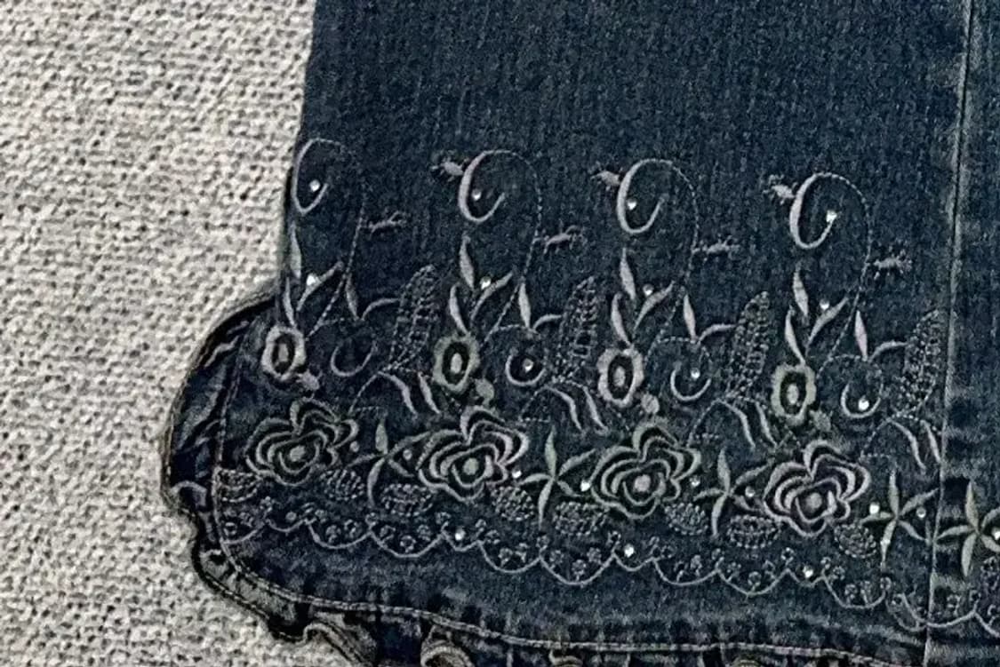 빈티지 하단 포인트 부츠컷 청바지 30 상품이미지3