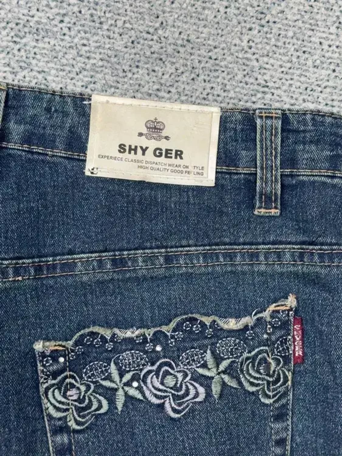 빈티지 하단 포인트 부츠컷 청바지 30 상품이미지4