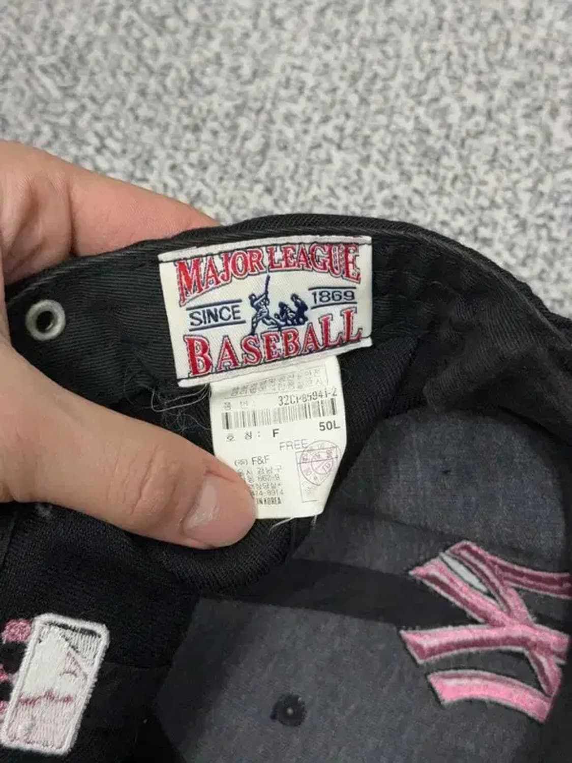 엠엘비 뉴욕양키즈 블랙 볼캡 F 상품이미지7