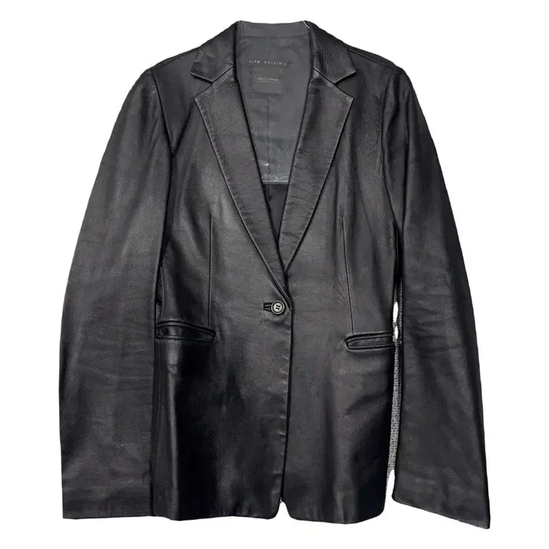모조에스핀 블랙 쉽스킨 클래식 양가죽 자켓 S 상품이미지1
