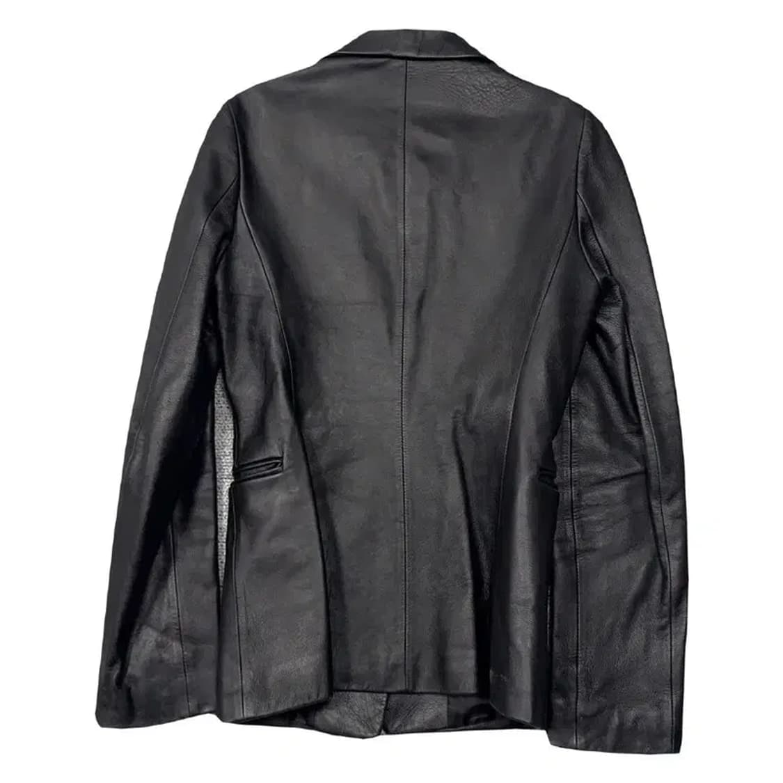 모조에스핀 블랙 쉽스킨 클래식 양가죽 자켓 S 상품이미지2