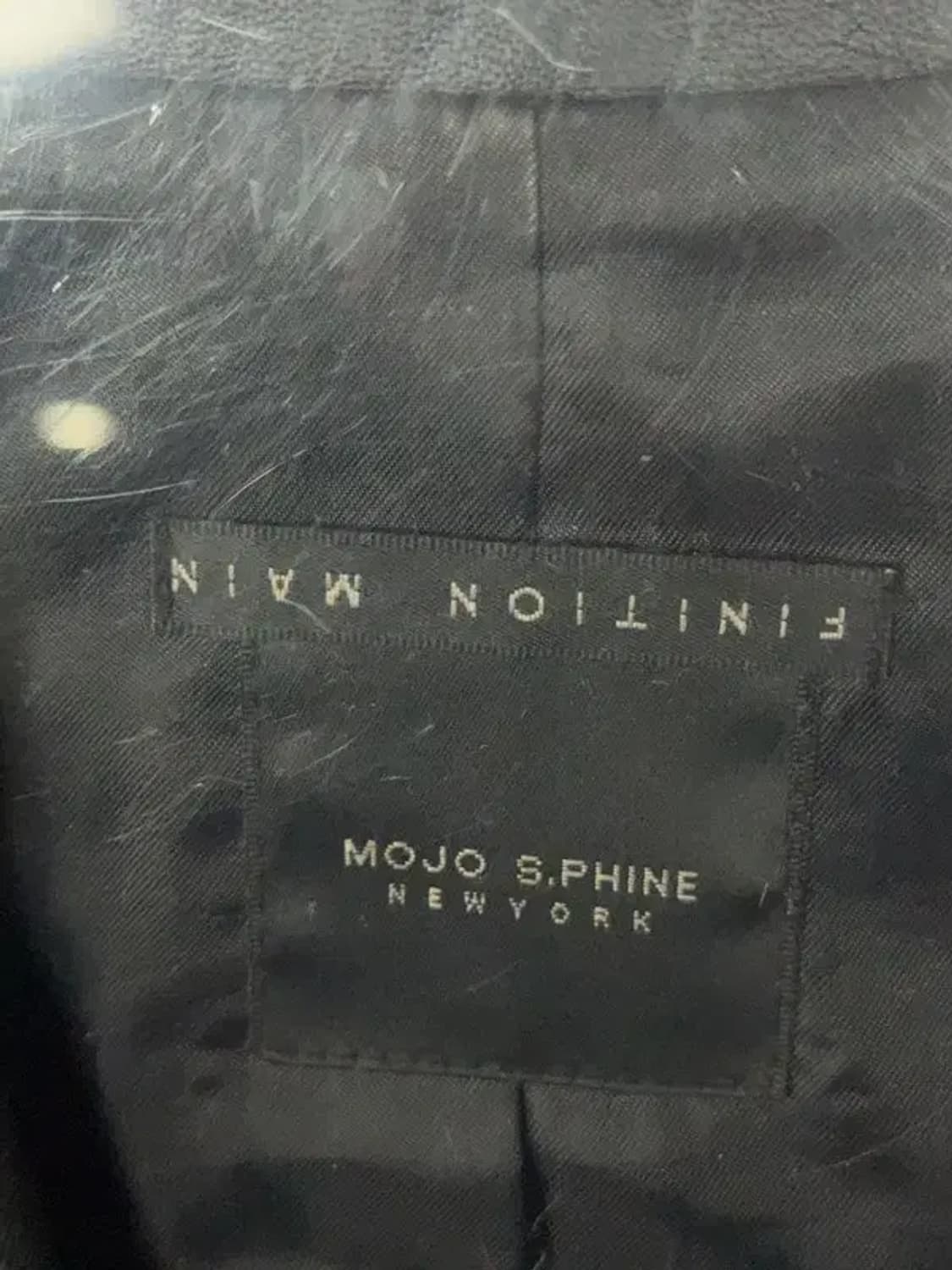 모조에스핀 블랙 쉽스킨 클래식 양가죽 자켓 S 상품이미지3