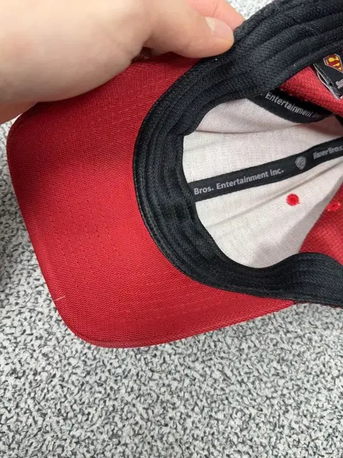 수퍼맨 로고 레드 빈티지 캡 상품이미지5