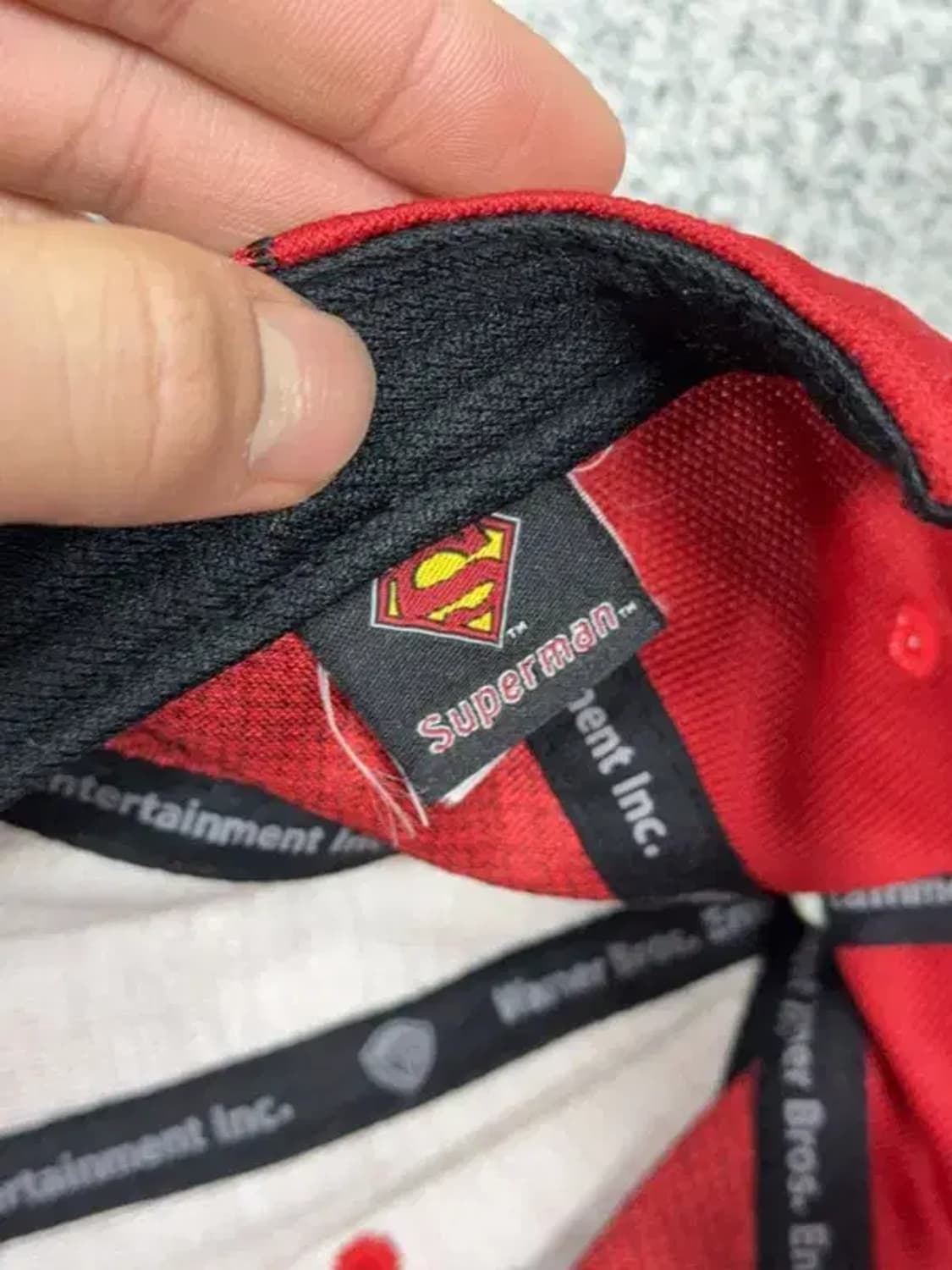 수퍼맨 로고 레드 빈티지 캡 상품이미지6