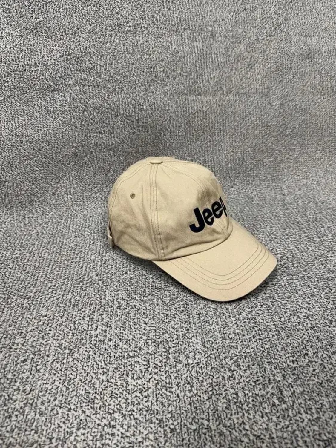 지프 스펠 로고 베이지 캡 F 상품이미지4