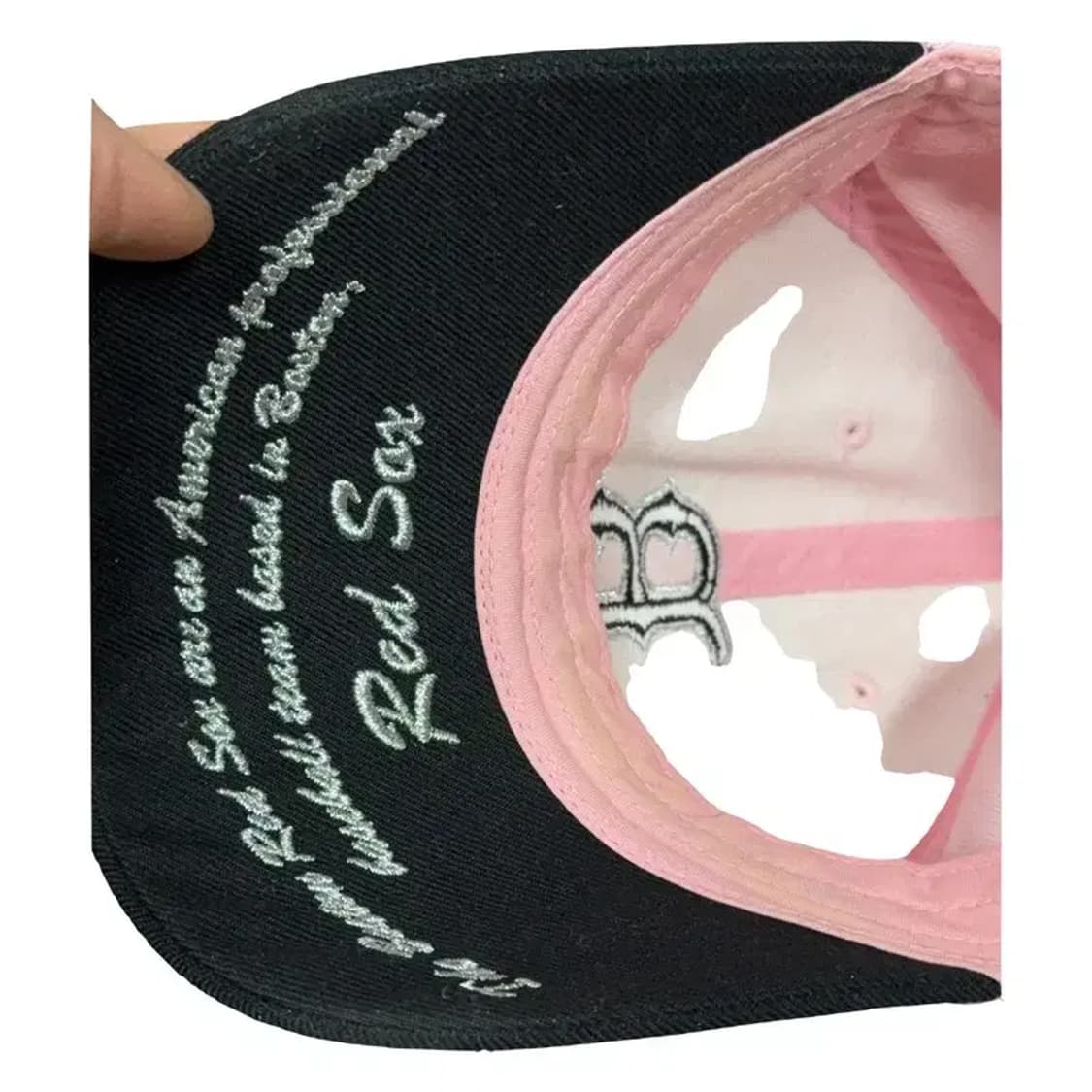 엠엘비 보스턴 로고 라이트 핑크 캡 F 상품이미지2