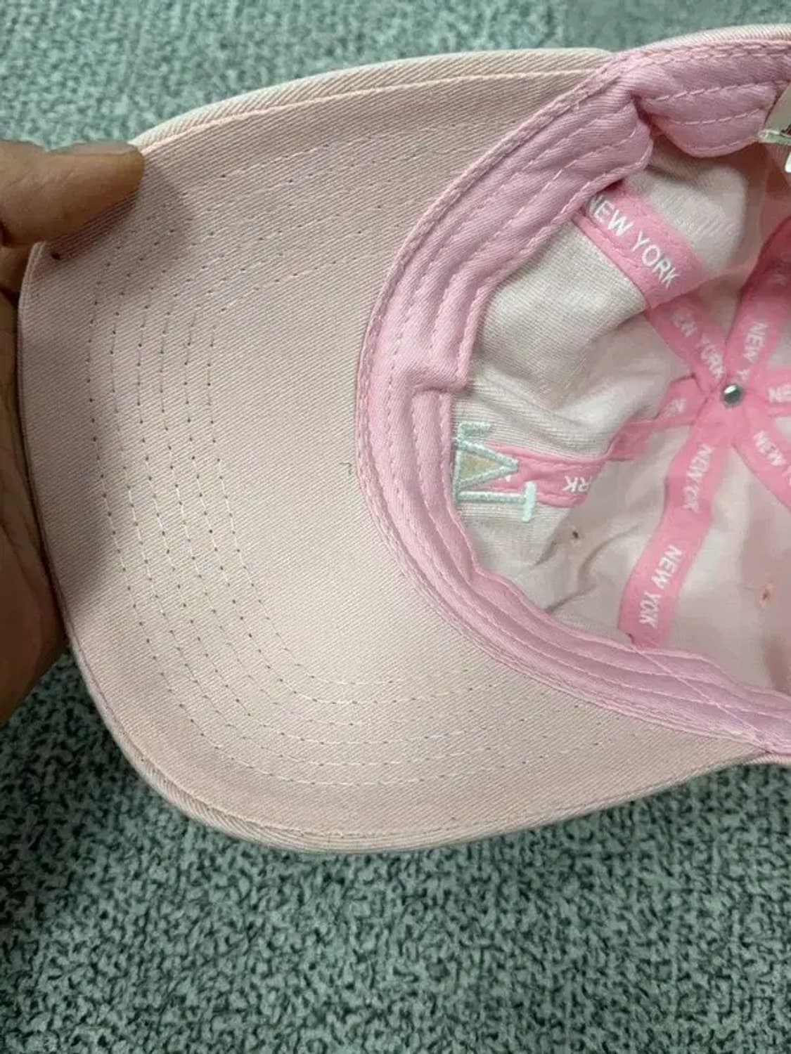 엠엘비 LA 다저스 로고 라이트 핑크 캡 F 상품이미지5