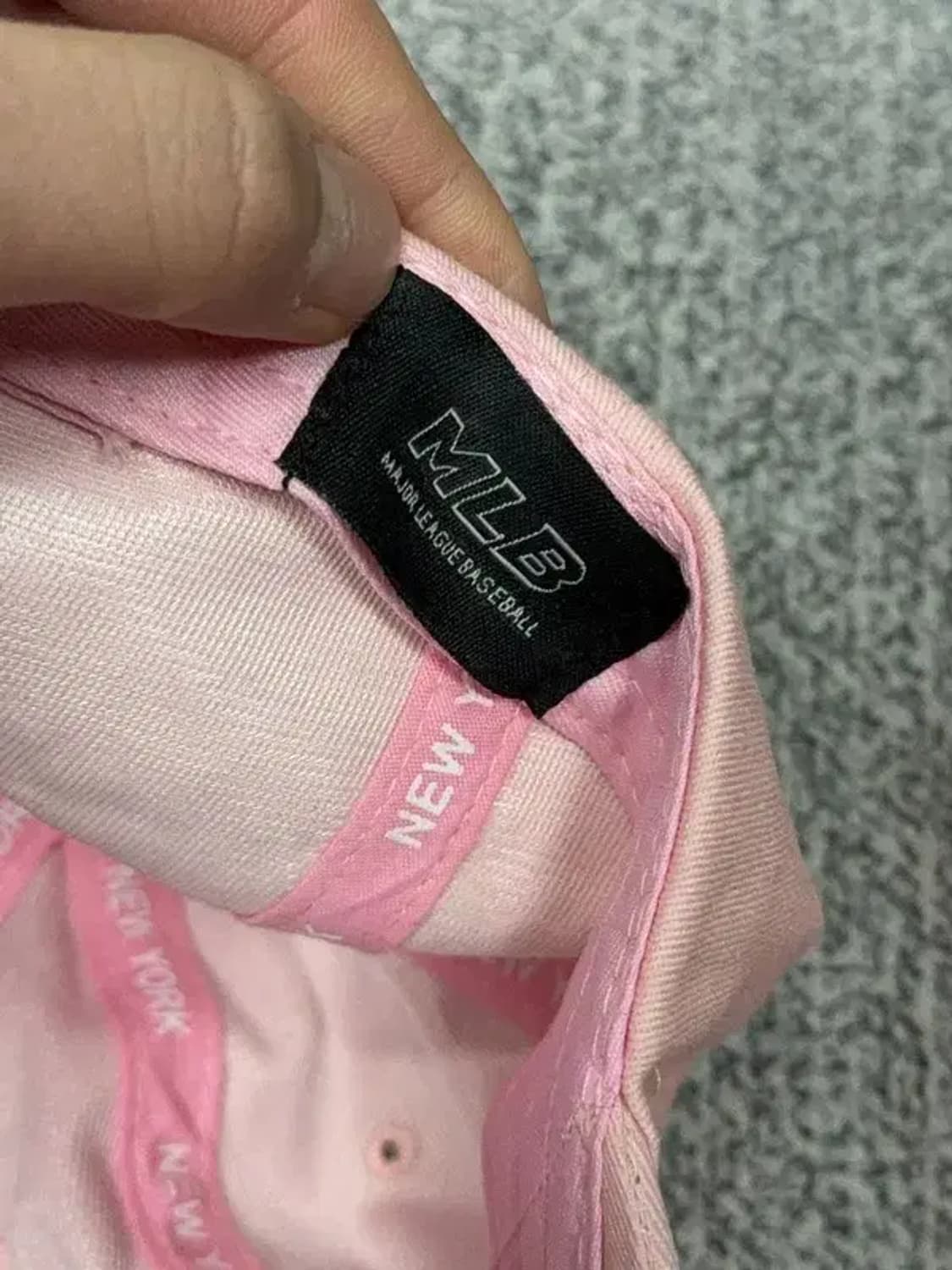 엠엘비 LA 다저스 로고 라이트 핑크 캡 F 상품이미지6