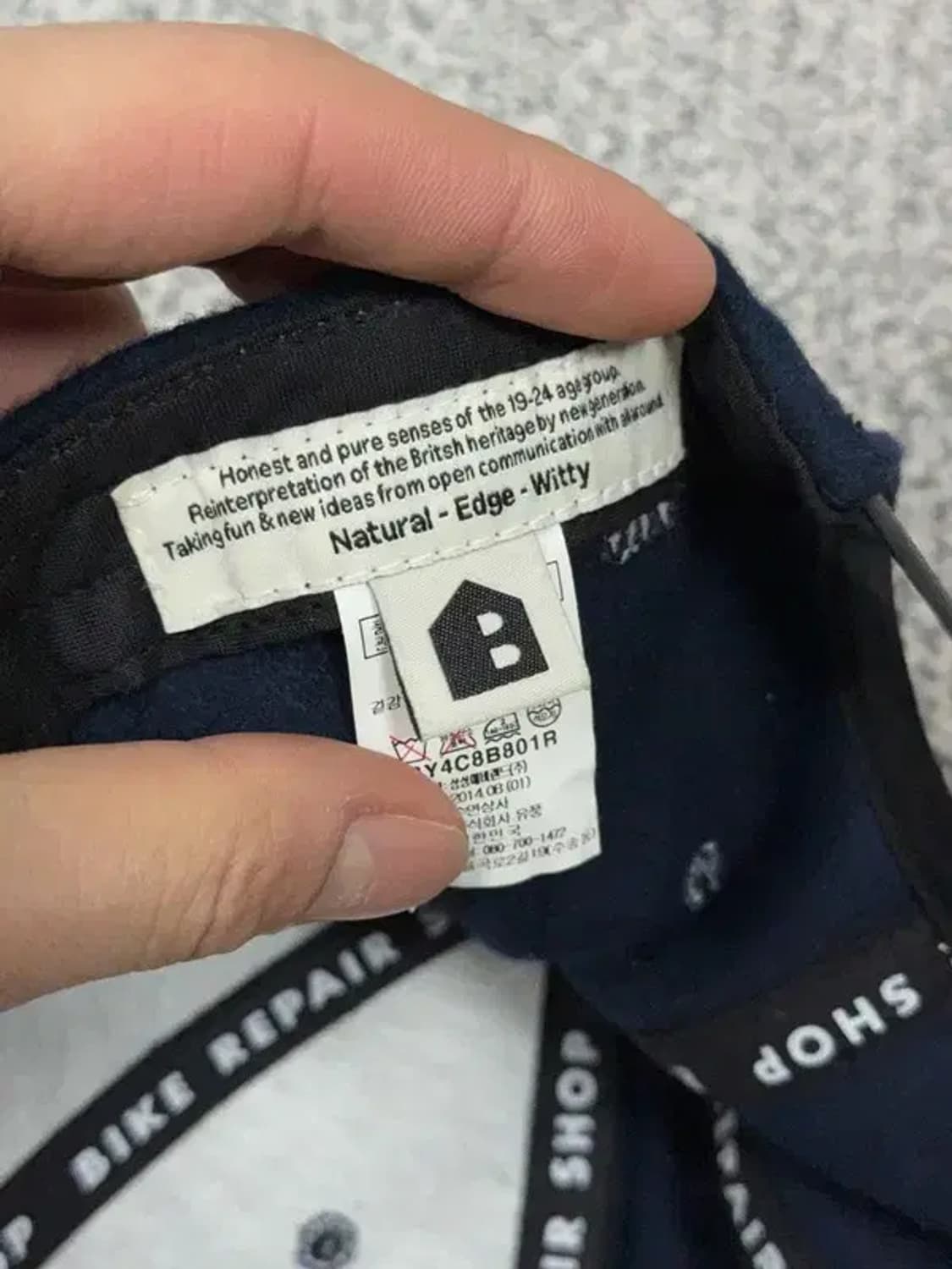 빈폴 네이비 캐주얼 울 캡 F 상품이미지6