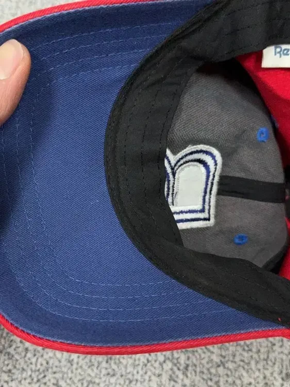 리복 로고 레드 볼캡 056 상품이미지5