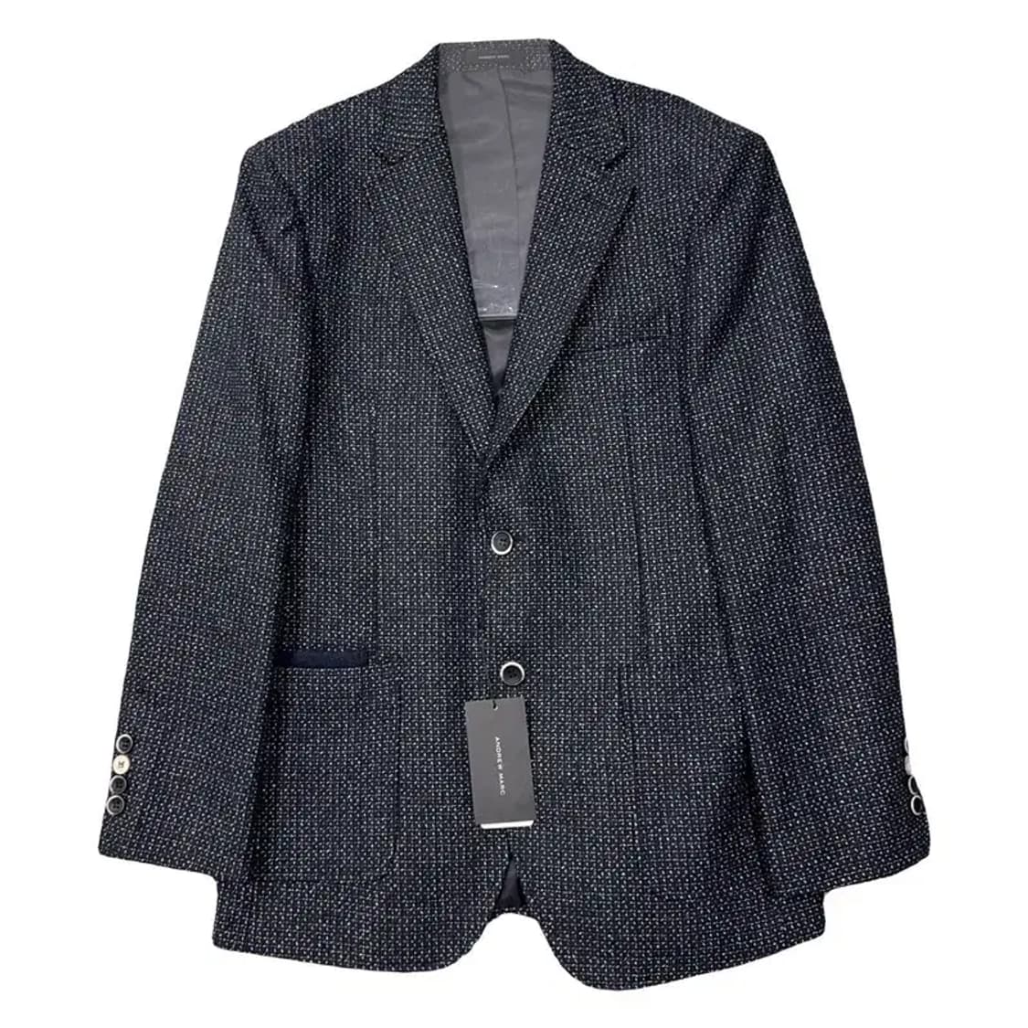 [새상품]앤드류 마크 체크 그레이 블레이저 95-76-175 상품이미지1