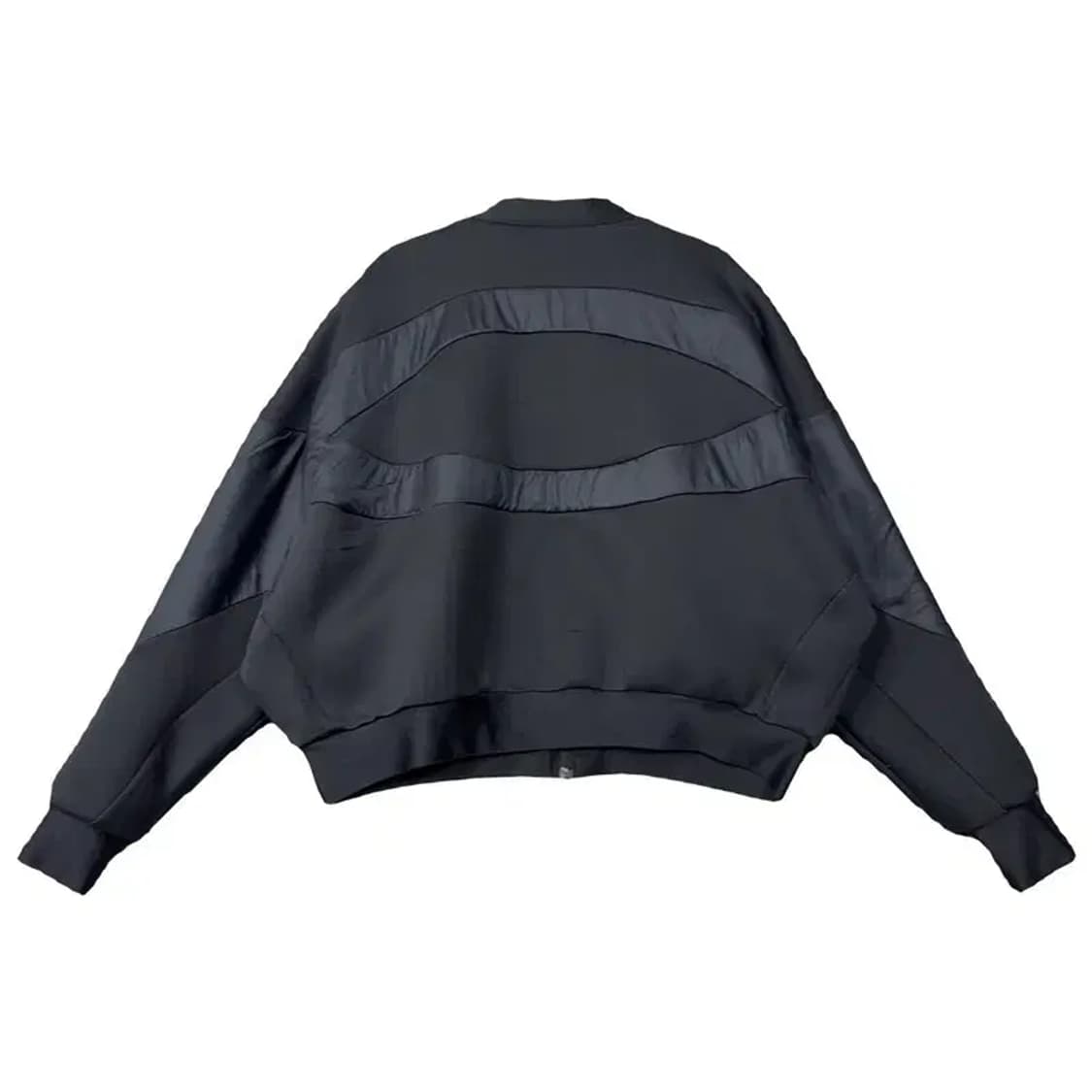 언더아머 블랙 여성 크롭 오버핏 집업 MD/M/M 상품이미지2