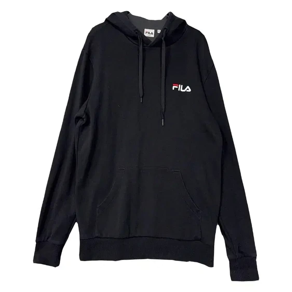 휠라 블랙 로고 후드티 LARGE 상품이미지1