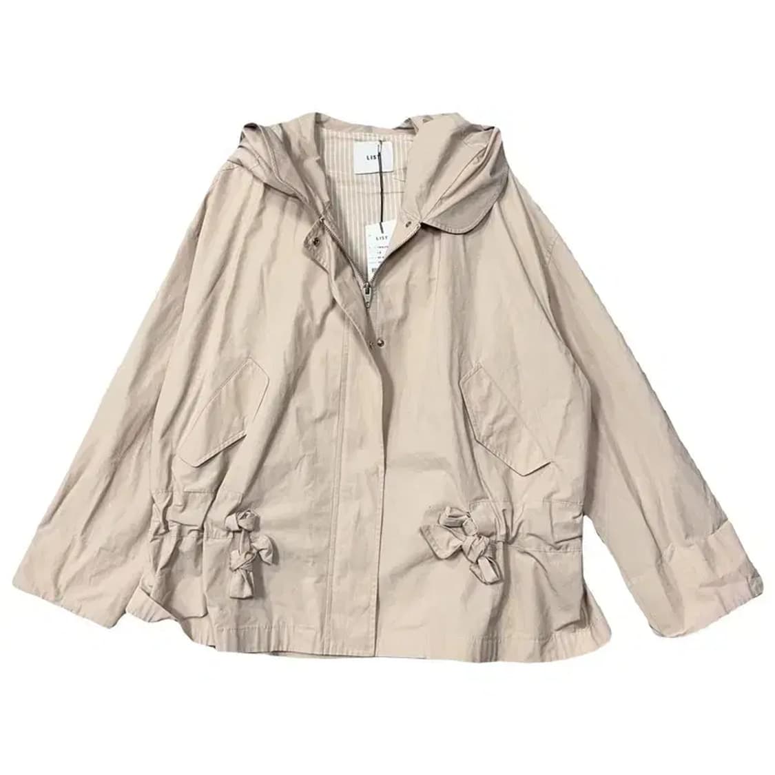 [새상품]리스트 베이지 밴딩 윈드 자켓 55 상품이미지1